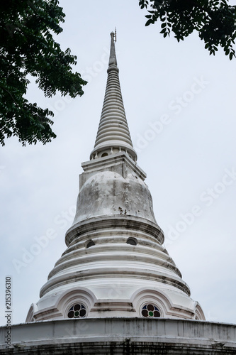 The Chedi-top Ordination Hall of ASdangkhanimit Temple,  Ko Si Chang, Thailand