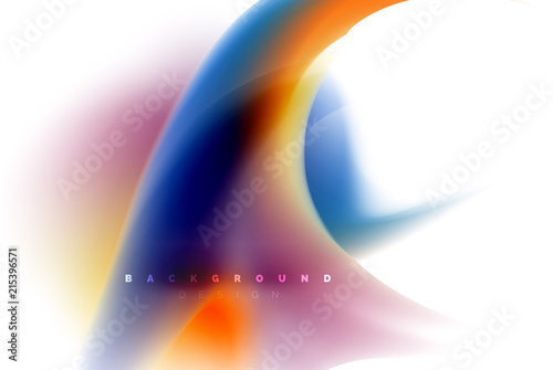 Holographic fluid colors flow, colorful liquid mixing colours motion concept