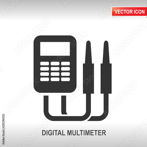 digital multimeter vector icon