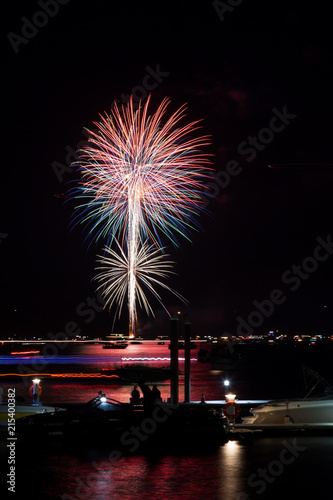 Fireworks Over the Lake