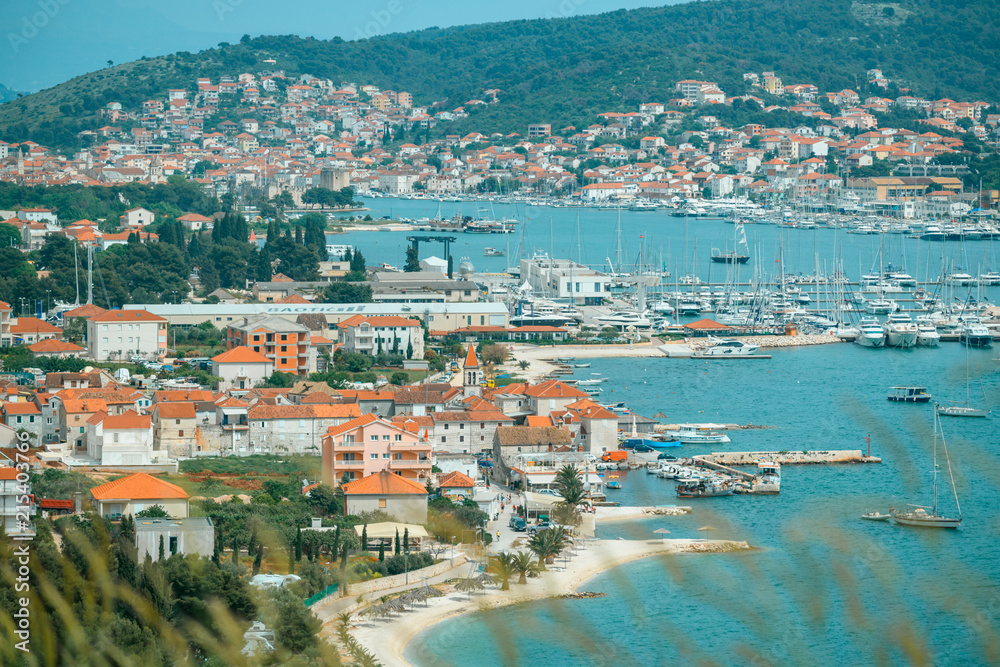 View of Trogir in Croatia from view point