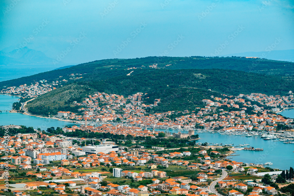View of Trogir in Croatia from view point