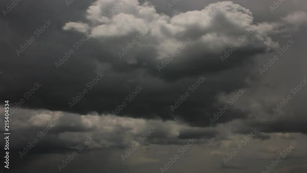 Timelapse of nimbostratus storm clouds Timelapse of nimbostratus storm clouds