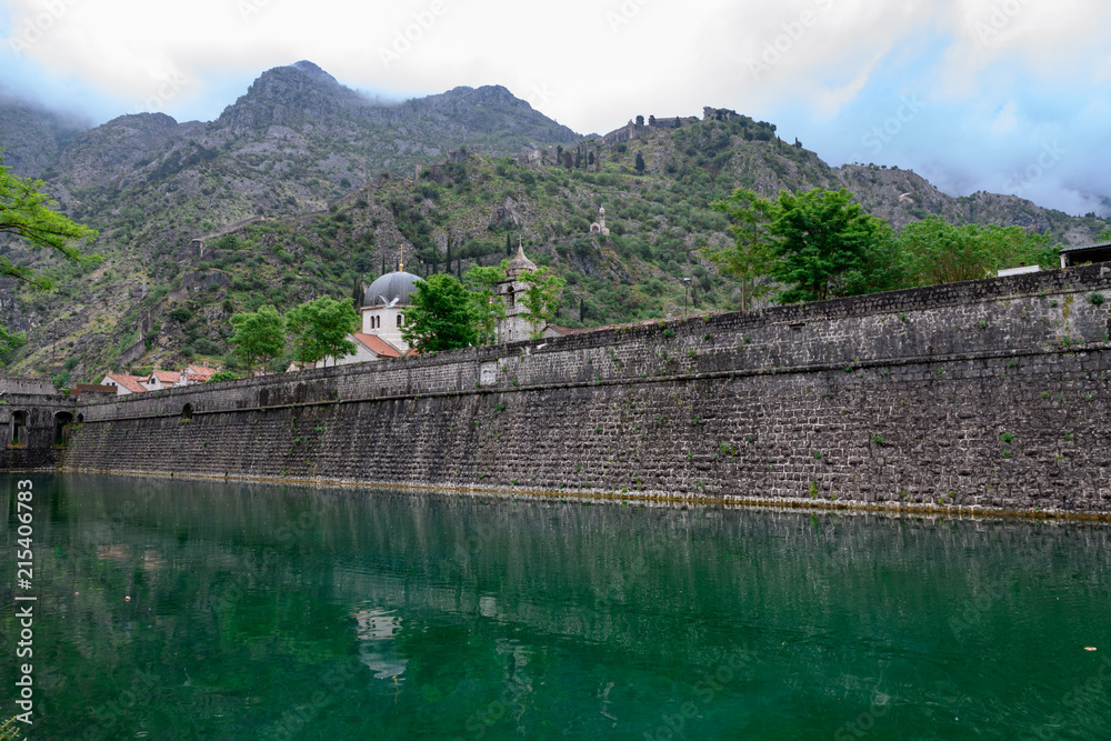 Rainy day at old town Kotor in Montenegro Rainy day at old town Kotor in Montenegro