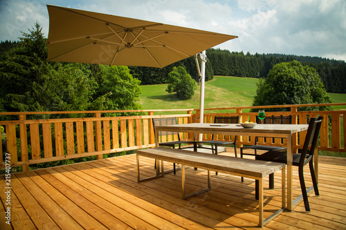 Terrasse de Chalet en bois