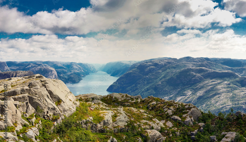 Norwegen Preikestolen