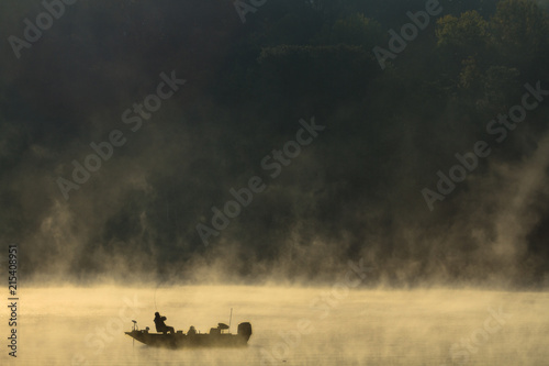Early Morning Bass Fishing 
