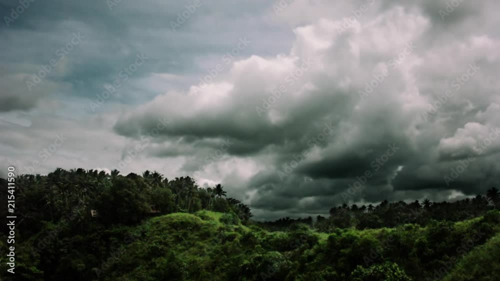 Timelapse of valley in Ubud Bali Timelapse of valley in Ubud Bali