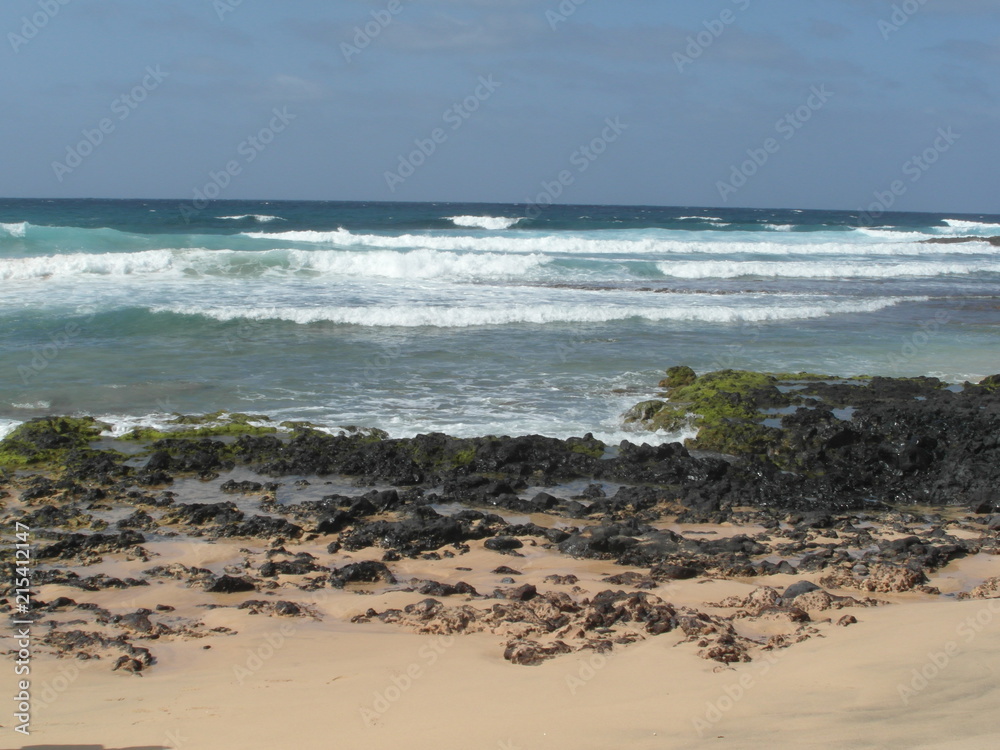 unberührte Natur - der Strand auf Sao Vicente