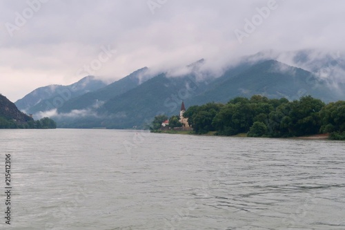 Cloudy day river cruise in Austria © Heidi