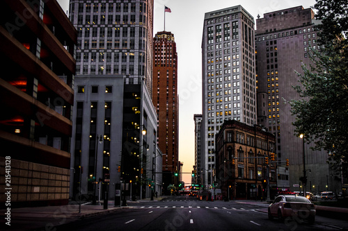 Sunset in the City