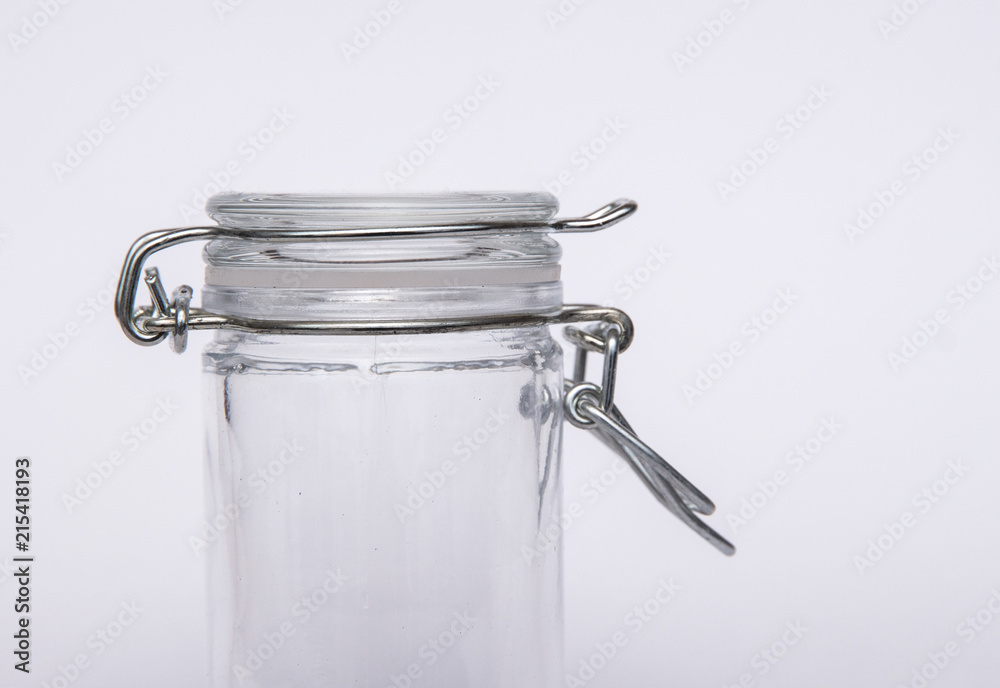 Glas mit Schnappverschluss Stock Photo | Adobe Stock