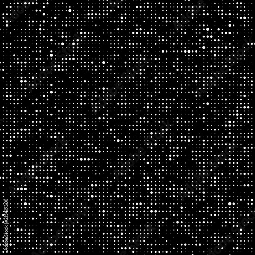 Halftone pattern. Corrupted code. Glitch background. Computer Virus. Gradient design background. Particle virus. Vector Illustration. photo
