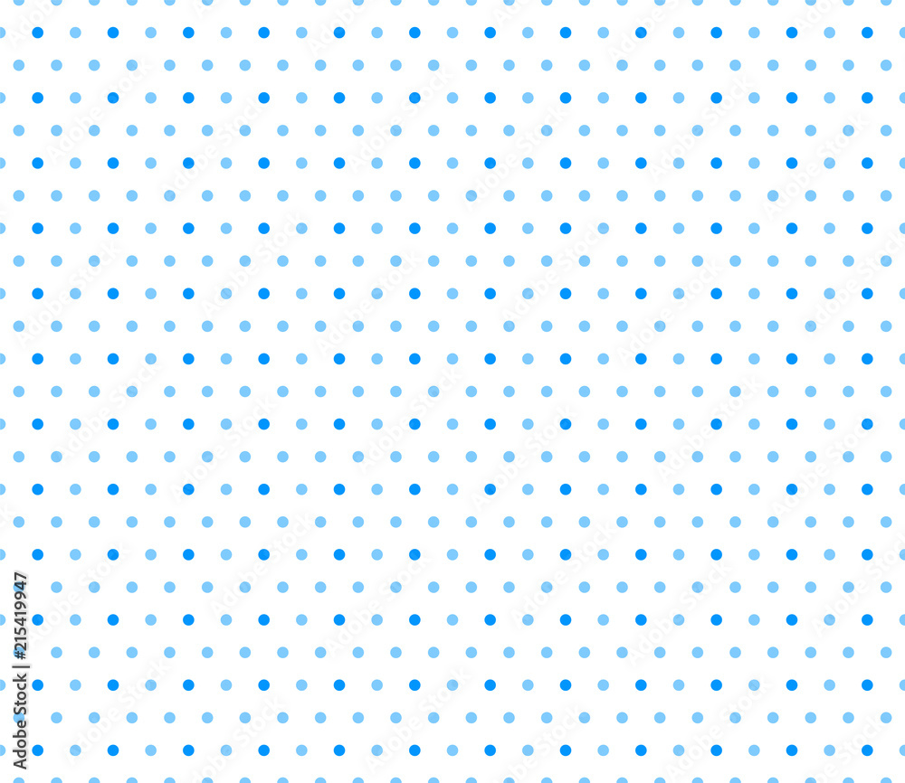 Vector Background # Medium Polka Dot Pattern, Light Blue 