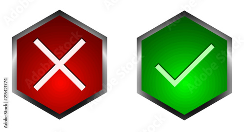 Isolated Allow and Deny Button