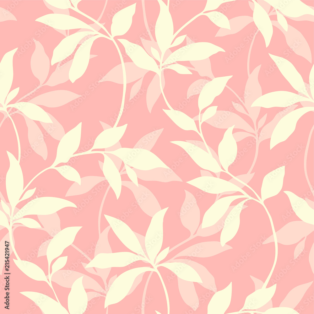 Elegance seamless leaves pattern Elegance seamless leaves pattern