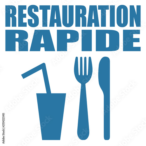 Logo restauration rapide.