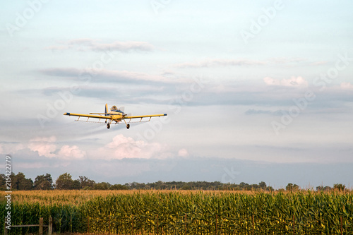 Crop dusting aircraft