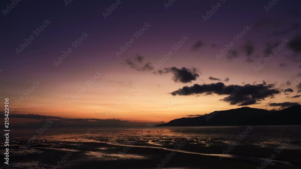 Timelapse of blue hour before sunrise. Timelapse of blue hour before sunrise.