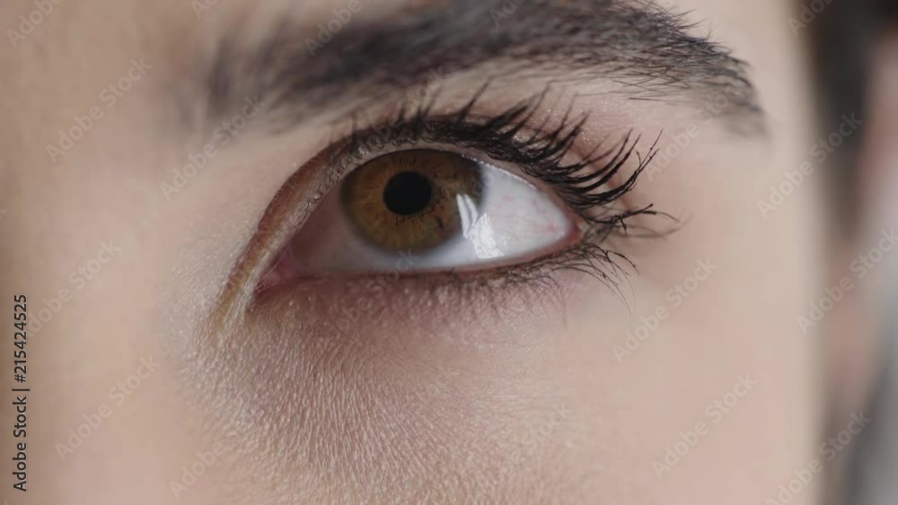 close up woman eye looking around pensive contemplative healthy eyesight close up woman eye looking around pensive contemplative healthy eyesight