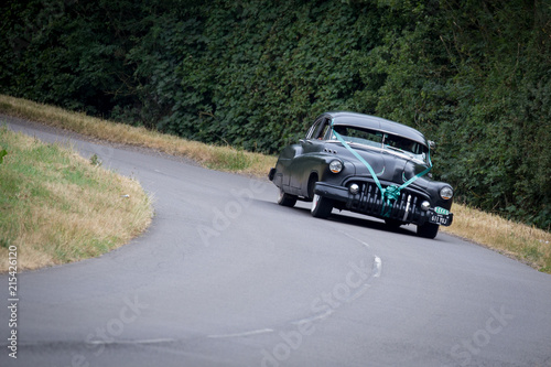 vintage wedding car