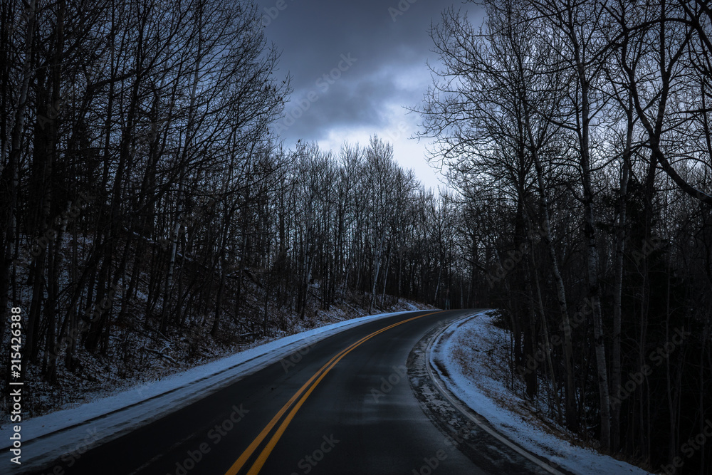 Fototapeta premium The Cold Road