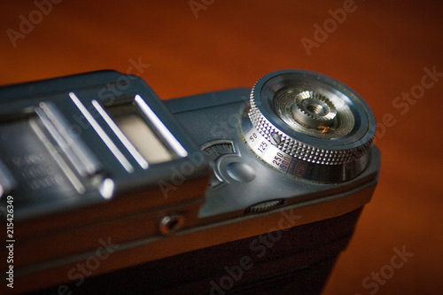 An old film rangefinder camera Kiev (copy of Contax)