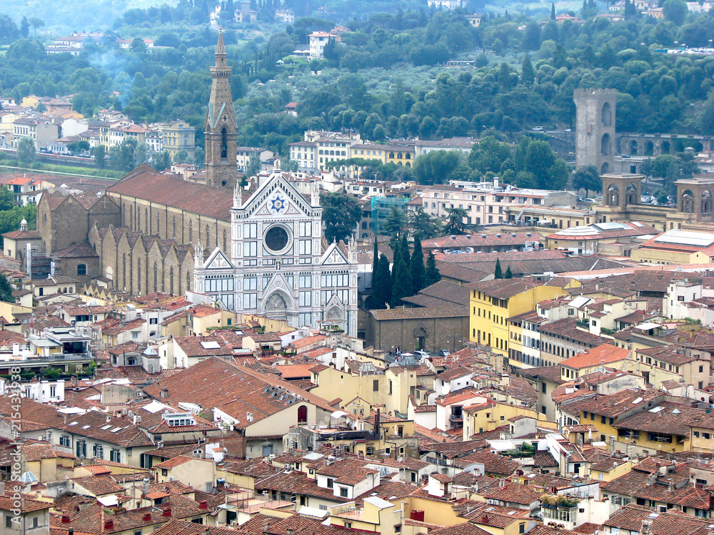 Santa Croce Church in Florence - Tuscany - Italy