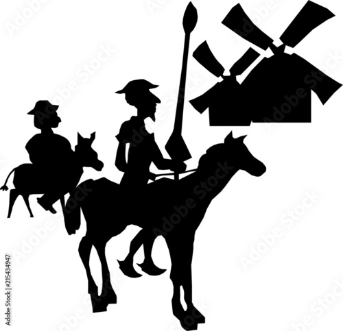 Tableau sur toile Don Quixote