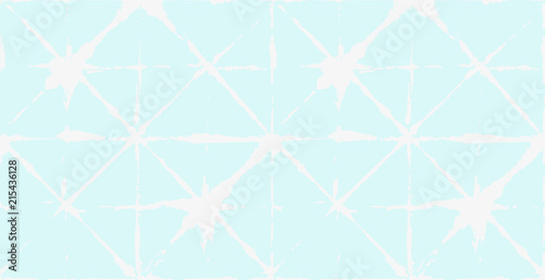 Tie Dye Ornament, Turquoise Kimono Organic Texture. Creative Wabi Sabi, Ikat Traditional Texture. Horizontal Turquoise Batik Boho Pattern Fabric Background. Abstract Japanese Kimono Fabric Design.