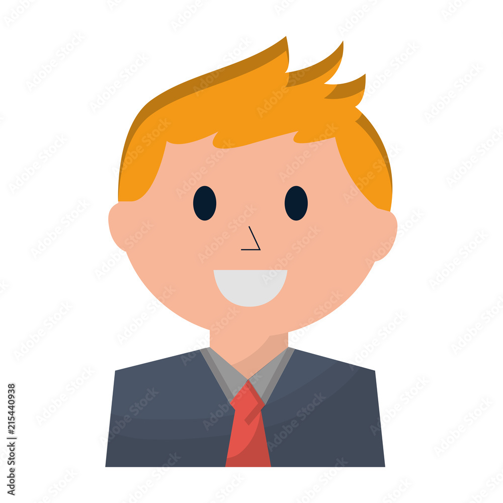 businessman worker portrait character cartoon businessman worker portrait character cartoon