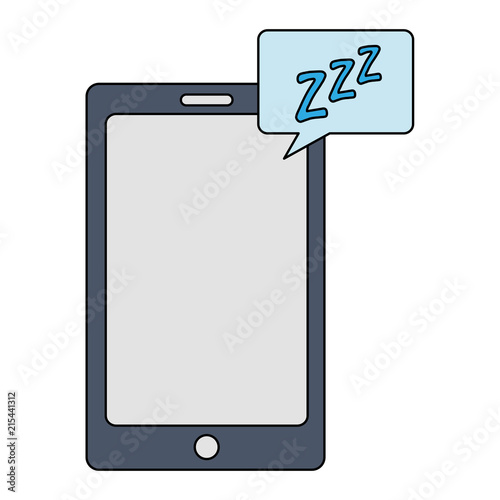 smartphone and speech bubble spleeping photo