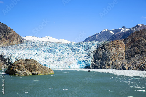 South Sawyer Glacier at the end of Tracy Arm in Tracy Arm-Fords Terror Wilderness, Alaska. photo