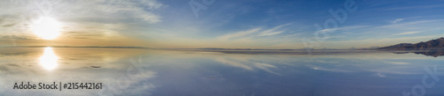 Aerial Uyuni reflections are one of the most amazing things that a photographer can see. Here we can see how the sunrise over an infinite horizon with the Uyuni salt flats making a wonderful mirror. 