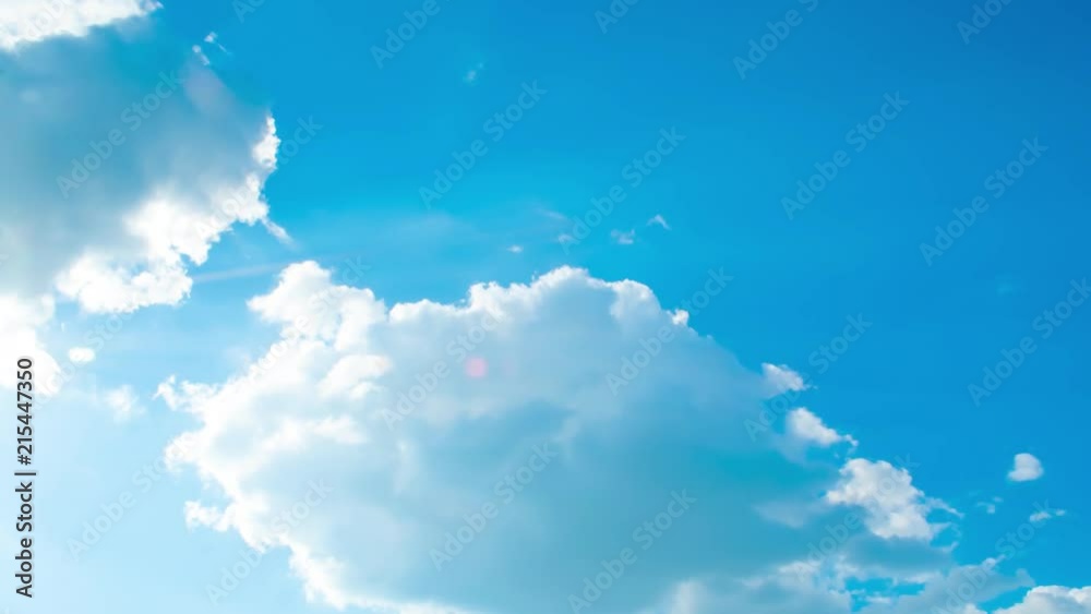 Timelaps of the blue sky on which the clouds move. In high resolution and high quality. Time laps does not have birds and foreign objects.