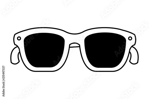 sunglasses summer isolated icon
