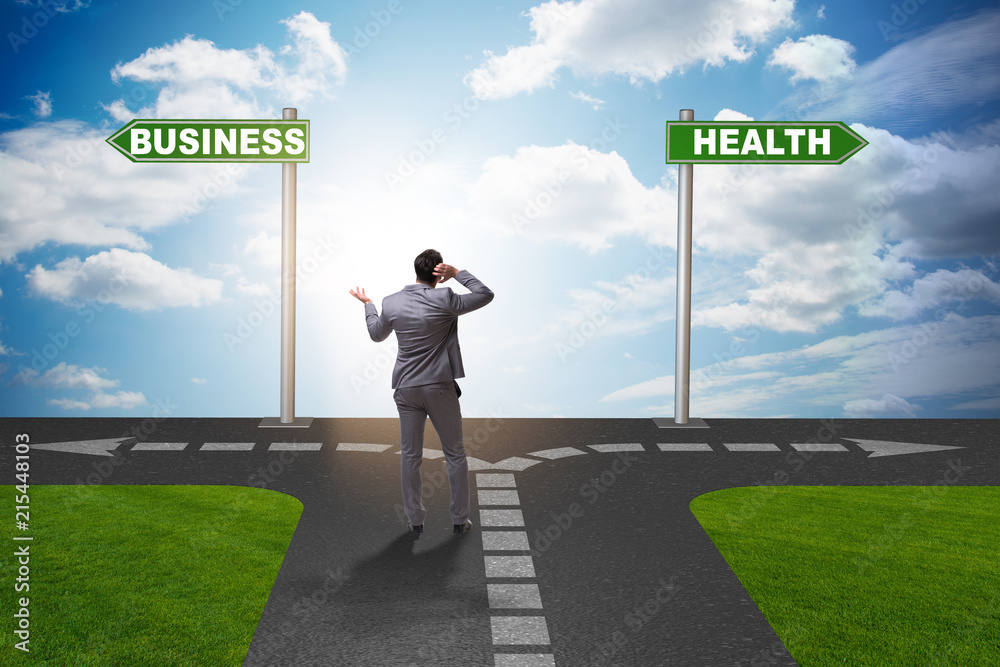 Work life or home balance business concept Work life or home balance business concept