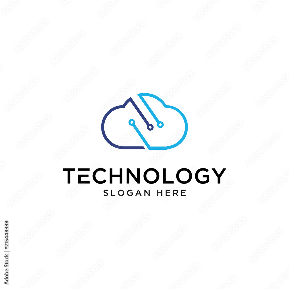  Logo Technology Cloud Abstract