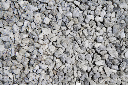 Close-up of white and gray stones. Backround texture