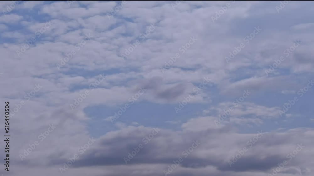 Time lapse of two layers of clouds moving in different direction. Time lapse of two layers of clouds moving in different direction.