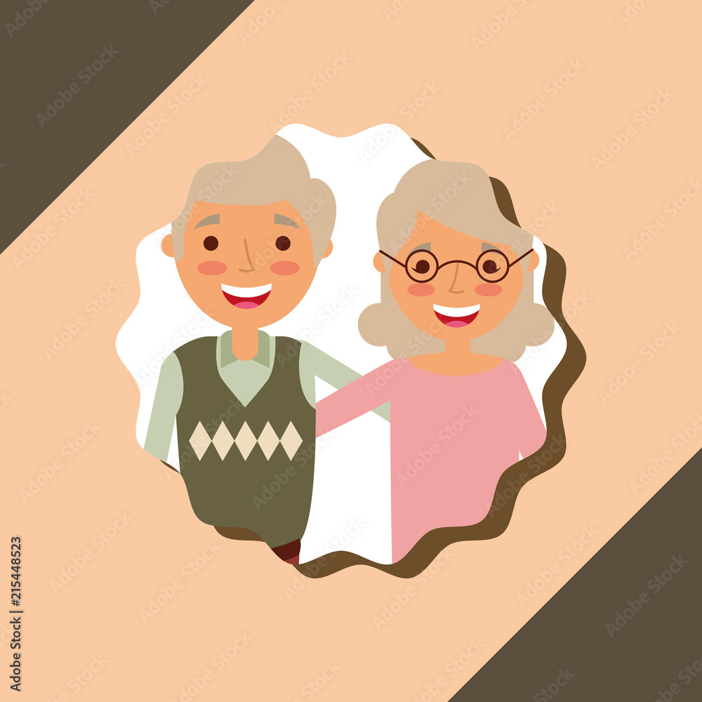 Fototapeta premium grandparents day people