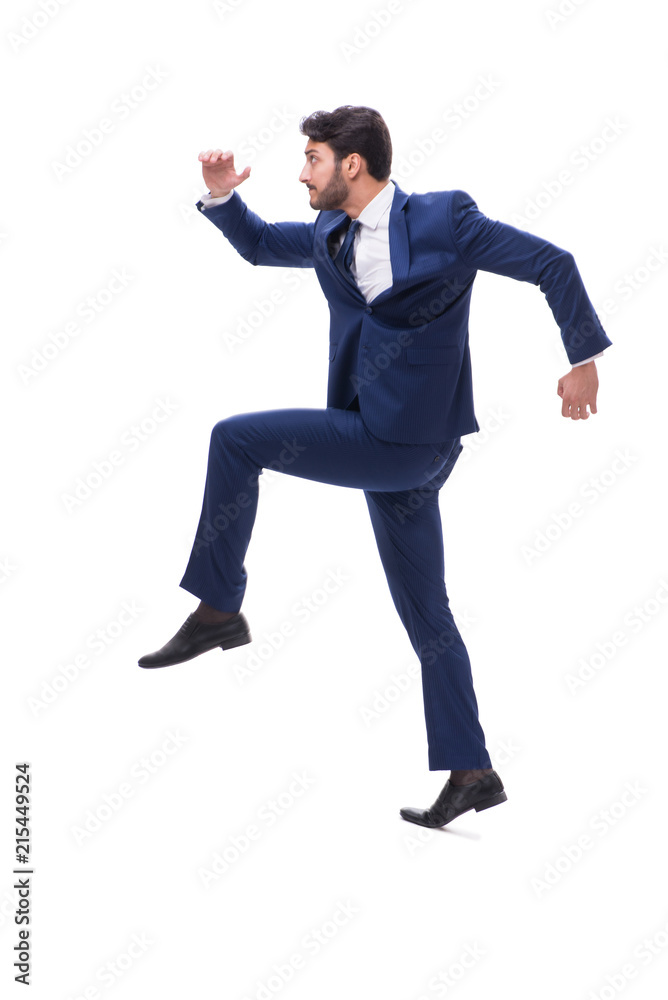 Young businessman isolated on whie background Young businessman isolated on whie background