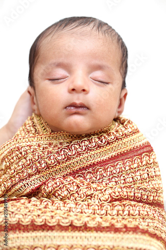 Photography Newborn baby sleeping,close up