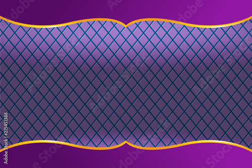 Thai Frame Luxury Violet Background Vector