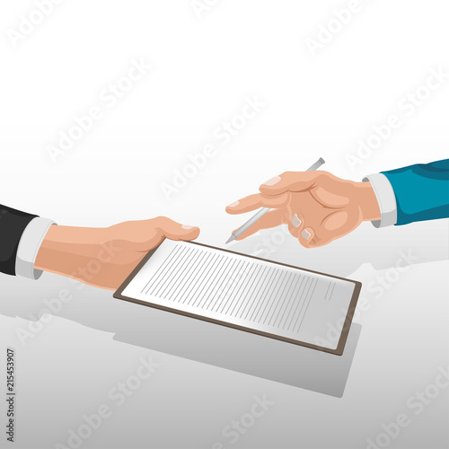 Business Hand Concept Corporate Sign Vector