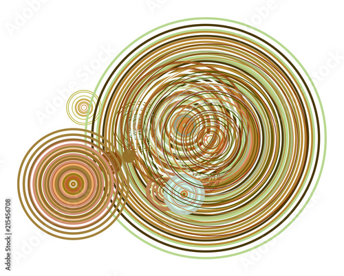 Geometric Conceptual background circles, bubbles, sphere or ellipses pattern for design. Web, creative, abstract & template.
