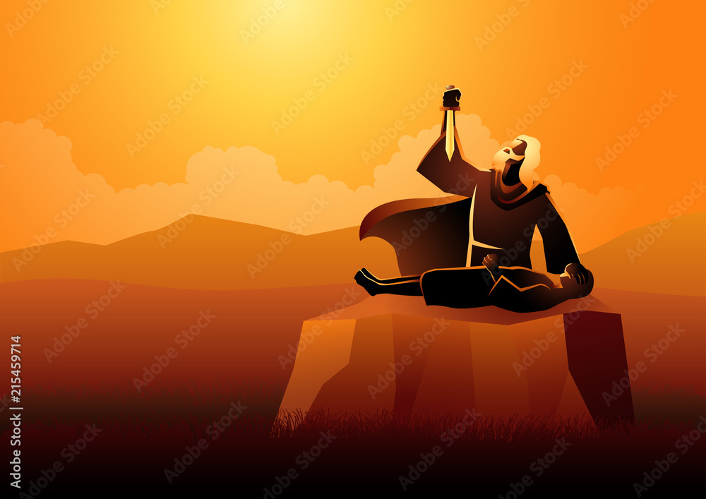 Obraz premium Abraham Sacrificing His Son