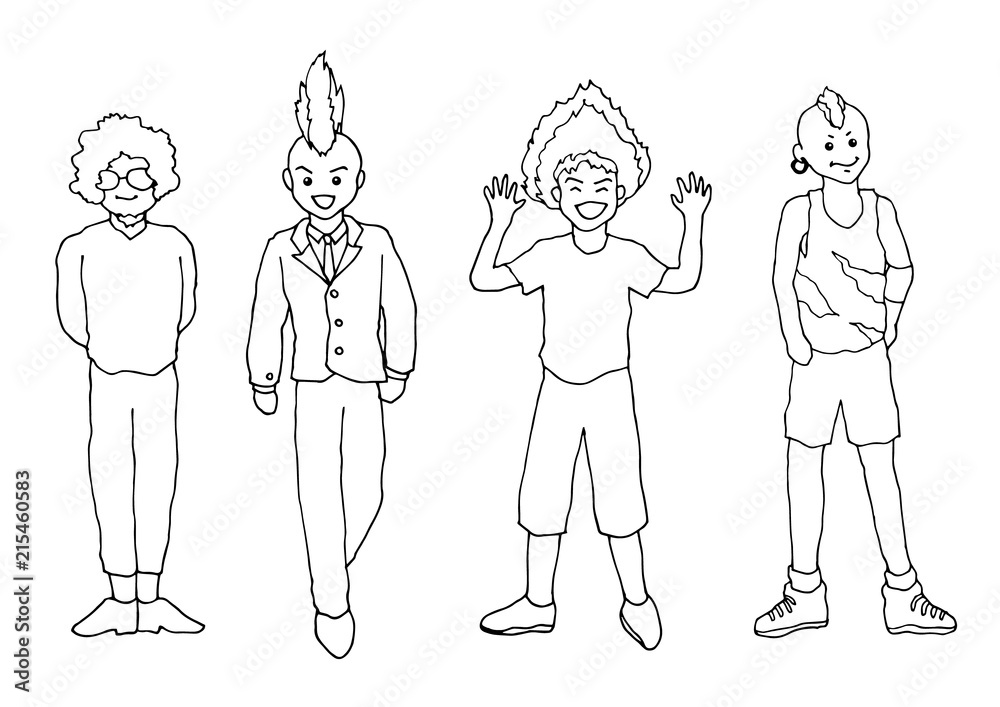 set person activities vector doodle hand drawing sketch illustration design set person activities vector doodle hand drawing sketch illustration design