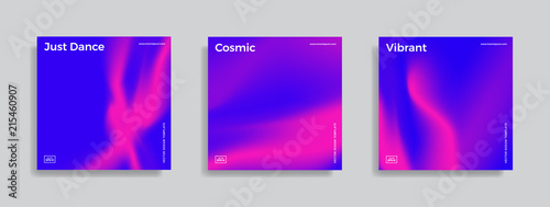 design template with vibrant gradient shapes