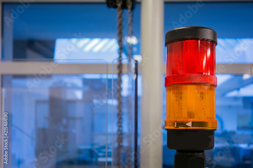 Emergency light in laboratory